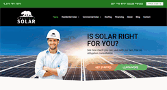 Desktop Screenshot of calstatesolar.com